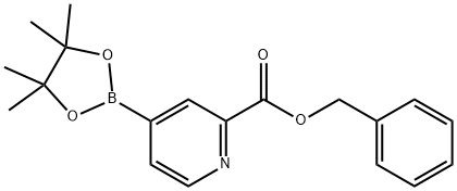 2-(Benzyloxycarbonyl)pyridine-4-boronic acid pinacol ester 구조식 이미지