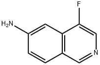 6-Isoquinolinamine, 4-fluoro- Structure