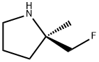 Pyrrolidine, 2-(fluoromethyl)-2-methyl-, (2R)- 구조식 이미지