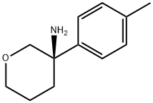2H-Pyran-3-amine, tetrahydro-3-(4-methylphenyl)-, (3R)- Structure