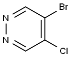 Pyridazine, 4-bromo-5-chloro- Structure