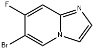 Imidazo[1,2-a]pyridine, 6-bromo-7-fluoro- Structure
