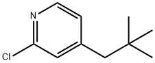 2-chloro-4-(2,2-dimethylpropyl)pyridine Structure