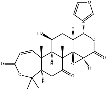 11α-Hydroxyobacunoic acid 3,4-lactone 구조식 이미지