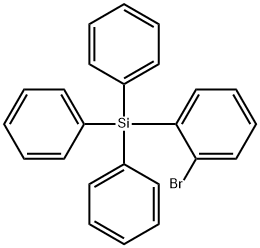 Benzene, 1-bromo-2-(triphenylsilyl)- Structure