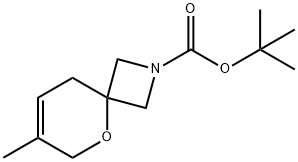 5-Oxa-2-azaspiro[3.5]non-7-ene-2-carboxylic acid, 7-methyl-, 1,1-dimethylethyl ester Structure