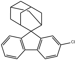 Spiro[9H-fluorene-9,2'-tricyclo[3.3.1.13,7]decane], 2-chloro- 구조식 이미지