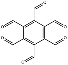 1,2,3,4,5,6-Benzenehexacarboxaldehyde Structure