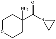 (4-Amino-tetrahydro-pyran-4-yl)-aziridin-1-yl-methanone 구조식 이미지