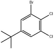 1-Bromo-5-(tert-butyl)-2,3-dichlorobenzene Structure