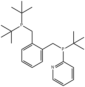 Pyridine, 2-[[[2-[[bis(1,1-dimethylethyl)phosphino]methyl]phenyl]methyl](1,1-dimethylethyl)phosphino]- Structure