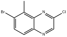 Quinoxaline, 7-bromo-2-chloro-8-methyl- Structure