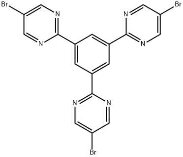 1,3,5-tris(5-bromopyrimidin-2-yl)benzene Structure