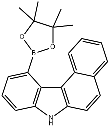 7H-Benzo[c]carbazole, 11-(4,4,5,5-tetramethyl-1,3,2-dioxaborolan-2-yl)- Structure