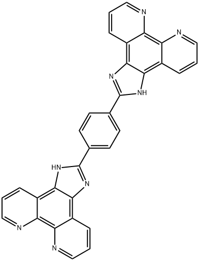 1,4-DI(1H-IMIDAZO[4,5-F][1,10]PHENANTHROLIN-2-YL)BENZENE Structure