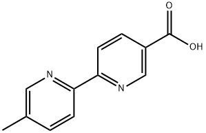 [2,2'-Bipyridine]-5-carboxylic acid, 5'-methyl- Structure