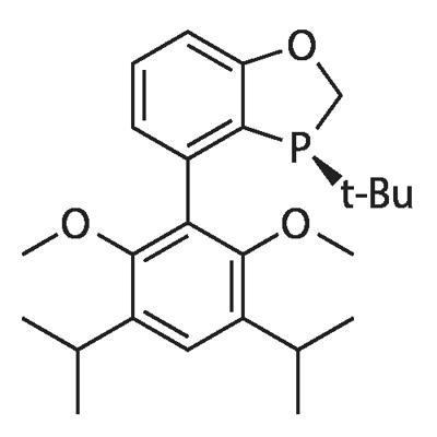 1,3-Benzoxaphosphole, 4-[2,6-dimethoxy-3,5-bis(1-methylethyl)phenyl]-3-(1,1-dimethylethyl)-2,3-dihydro-, (3S)- Structure