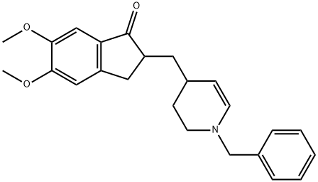 1H-Inden-1-one, 2,3-dihydro-5,6-dimethoxy-2-[[1,2,3,4-tetrahydro-1-(phenylmethyl)-4-pyridinyl]methyl]- Structure