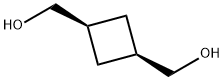 cis-3-(hydroxymethyl)cyclobutyl]methanol Structure