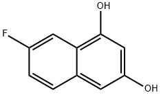 1,3-Naphthalenediol, 7-fluoro- 구조식 이미지