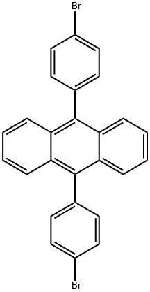 Anthracene, 9,10-bis(4-bromophenyl)- Structure