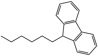 9H-Fluorene, 9-hexyl- Structure