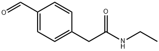 Benzeneacetamide, N-ethyl-4-formyl- 구조식 이미지