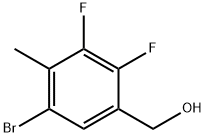 Benzenemethanol, 5-bromo-2,3-difluoro-4-methyl- 구조식 이미지