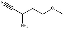 Butanenitrile, 2-amino-4-methoxy- Structure