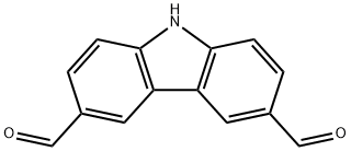 9H-Carbazole-3,6-dicarboxaldehyde Structure