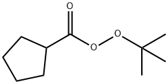 Cyclopentanecarboperoxoic acid, 1,1-dimethylethyl ester Structure