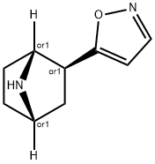 7-Azabicyclo[2.2.1]heptane,2-(5-isoxazolyl)-,(1R,2S,4S)-rel-(9CI) 구조식 이미지