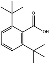 Benzoic acid, 2,6-bis(1,1-dimethylethyl)- 구조식 이미지