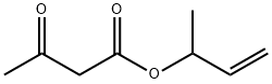 Butanoic acid, 3-oxo-, 1-methyl-2-propen-1-yl ester Structure