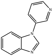 1H-벤즈이미다졸,1-(3-피리디닐)-(9CI) 구조식 이미지