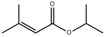 2-Butenoic acid, 3-methyl-, 1-methylethyl ester 구조식 이미지