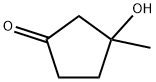 Cyclopentanone, 3-hydroxy-3-methyl- 구조식 이미지