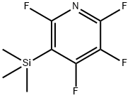 Pyridine, 2,3,4,6-tetrafluoro-5-(trimethylsilyl)- Structure