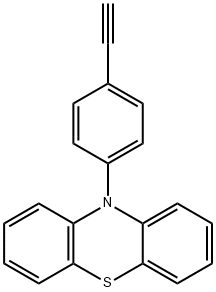 10H-Phenothiazine, 10-(4-ethynylphenyl)- 구조식 이미지