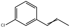 Benzene, 1-chloro-3-(1-propen-1-yl)- Structure