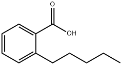 Benzoic acid, 2-pentyl- Structure