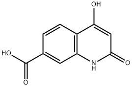 7-Quinolinecarboxylicacid,1,2-dihydro-4-hydroxy-2-oxo-(9CI) 구조식 이미지