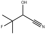 Butanenitrile, 3-fluoro-2-hydroxy-3-methyl- Structure