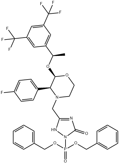 fosaprepitant dibenzyl ester Structure