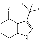 4H-Indol-4-one, 1,5,6,7-tetrahydro-3-(trifluoromethyl)- 구조식 이미지