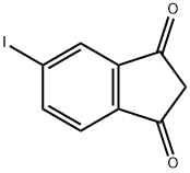 1H-Indene-1,3(2H)-dione, 5-iodo- Structure