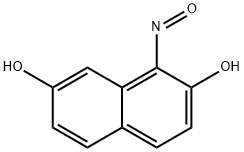 2,7-Naphthalenediol, 1-nitroso- Structure