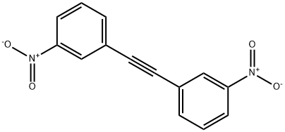 Benzene, 1,1'-(1,2-ethynediyl)bis[3-nitro- Structure