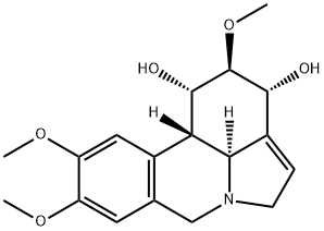 4,12-Didehydro-2β,9,10-trimethoxygalanthan-1α,3α-diol 구조식 이미지