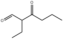 Hexanal, 2-ethyl-3-oxo- Structure